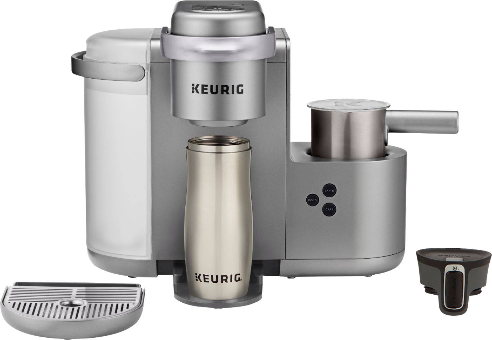 Alt View 11. Keurig - K-Cafe Special Edition Single Serve K-Cup Pod Coffee Maker with Milk Frother - Nickel.