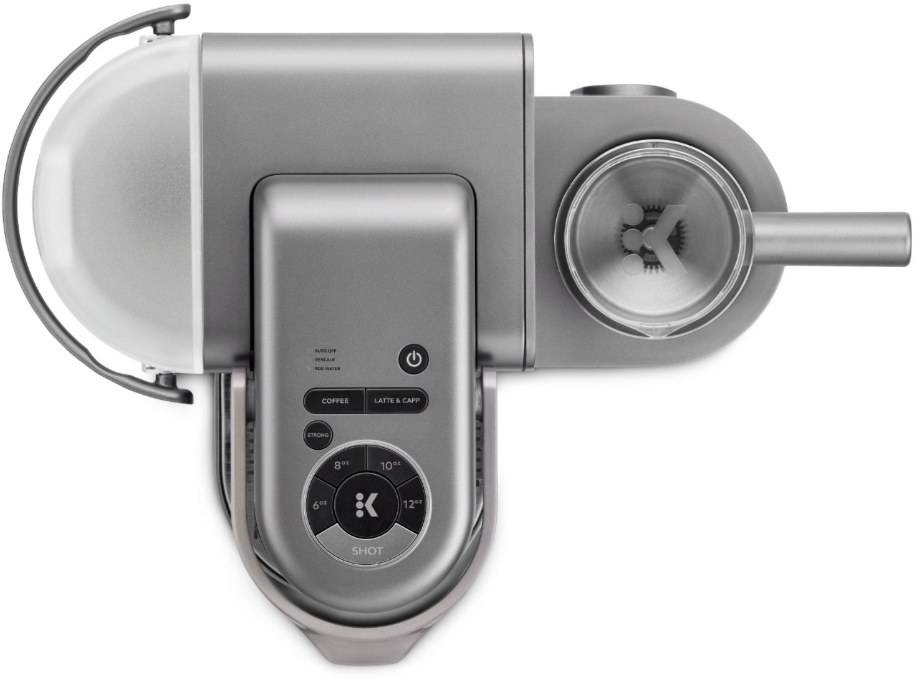 Alt View 12. Keurig - K-Cafe Special Edition Single Serve K-Cup Pod Coffee Maker with Milk Frother - Nickel.