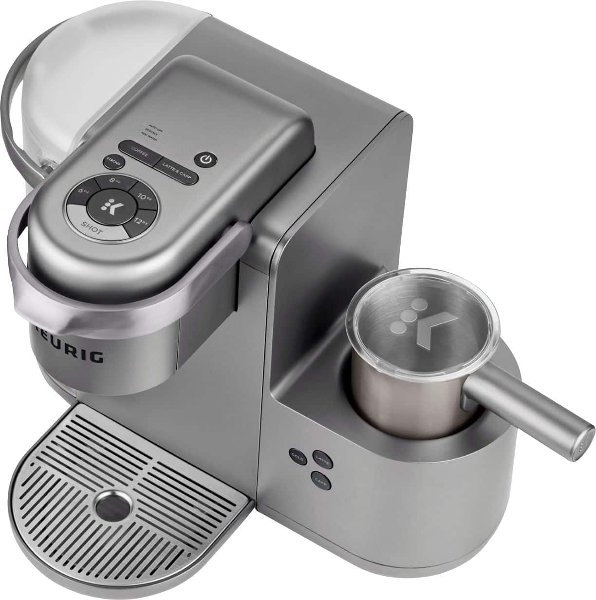 Alt View 13. Keurig - K-Cafe Special Edition Single Serve K-Cup Pod Coffee Maker with Milk Frother - Nickel.