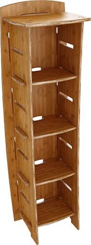 Angle Standard. Legaré Furniture - Sustainable 4-Shelf Bookcase.