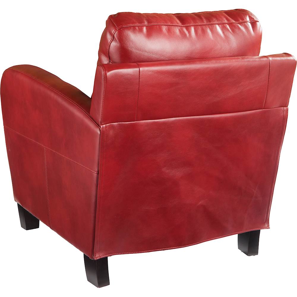 Best Buy: SEI Furniture Bolivar Faux Leather Lounge Chair Deep