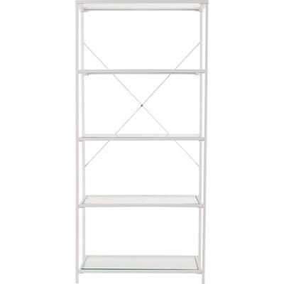 SEI - Prescott 4-Shelf Bookcase - Energetic White