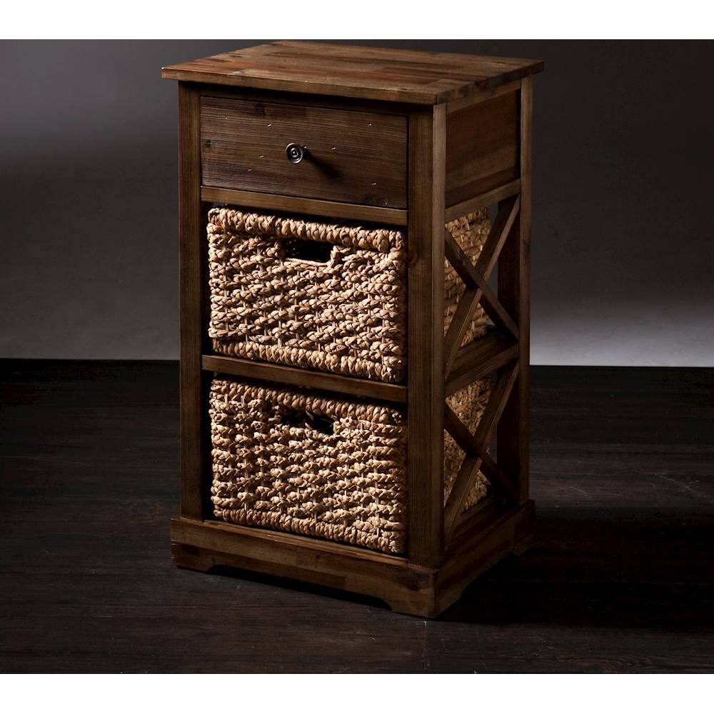 Best Buy SEI Furniture Jayton 2Basket Storage Shelf HZ6852