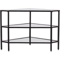 SEI - Niles TV Stand for Most Flat-Panel TVs Up to 32.5" Wide - Black - Front_Zoom