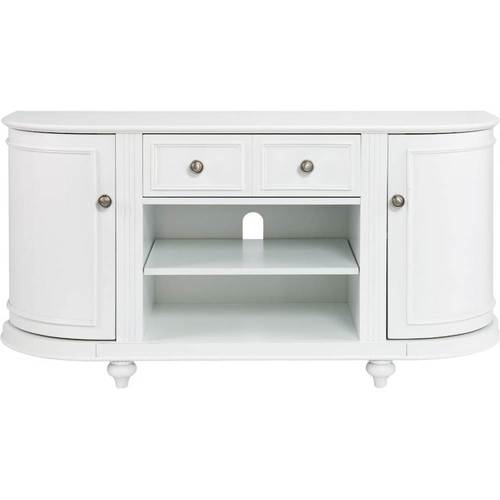 SEI - Dandridge TV Stand for Most Flat-Panel TVs Up to 46" - White