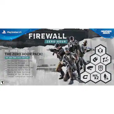 Firewall Zero Hour Standard Edition PlayStation 3003291 Best Buy