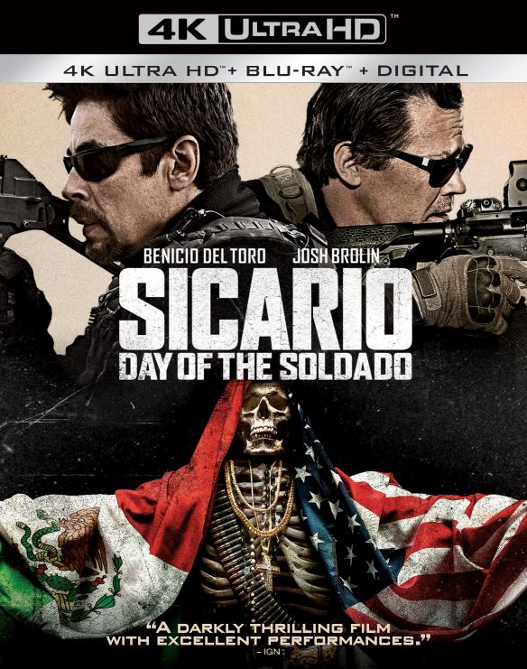 

Sicario: Day of the Soldado [Includes Digital Copy] [4K Ultra HD Blu-ray/Blu-ray] [2018]
