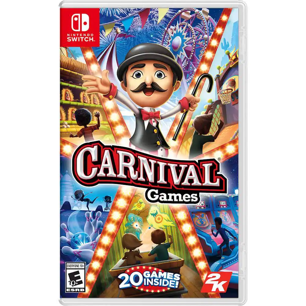Front. 2K - Carnival Games. - E10+ (Everyone 10+)
