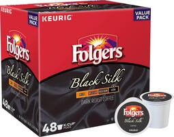 Folger's - Black Silk K-Cup Pods (48-Pack) - Front_Zoom