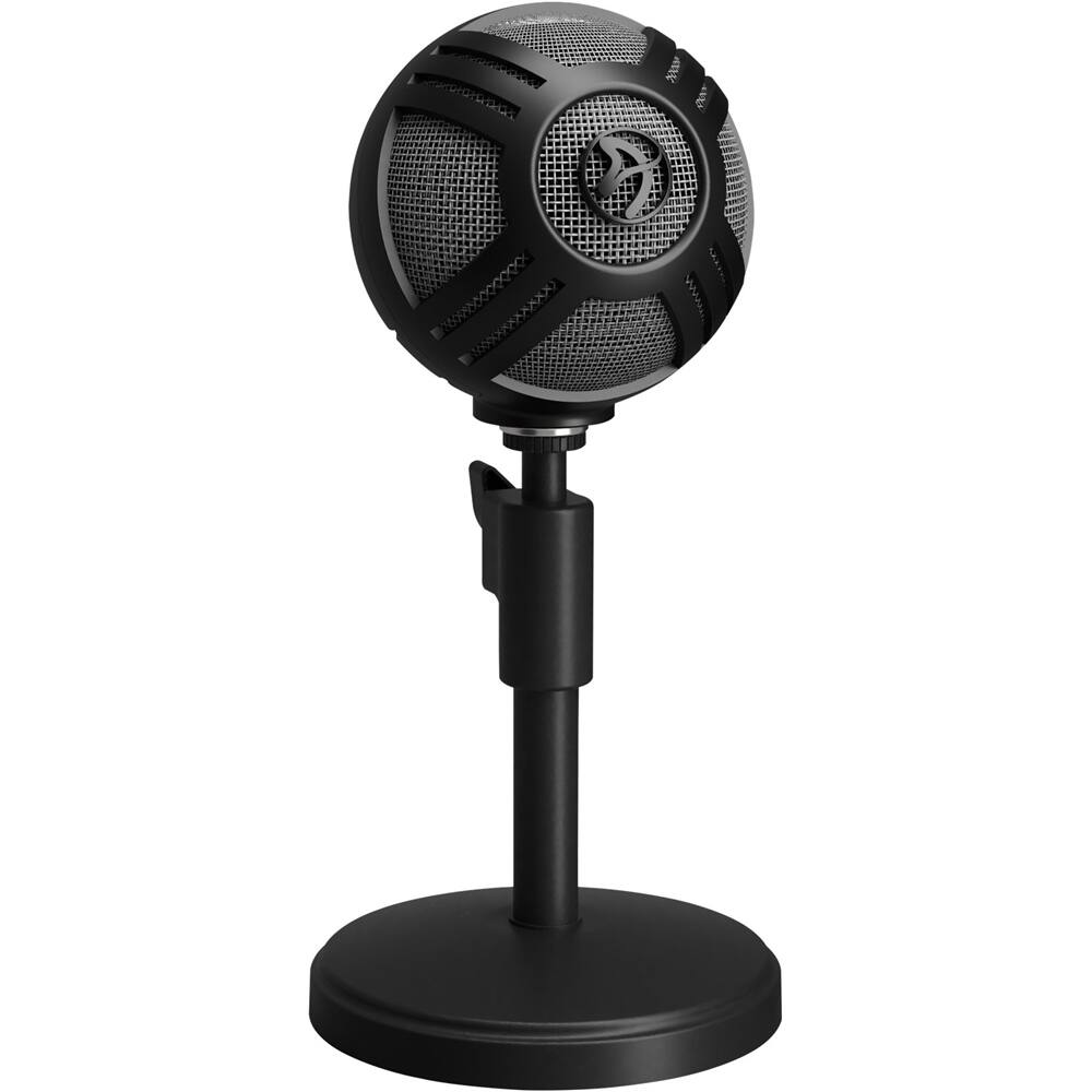 Left. Arozzi - Sfera Professional Grade Gaming/Streaming/Office Microphone - Black.