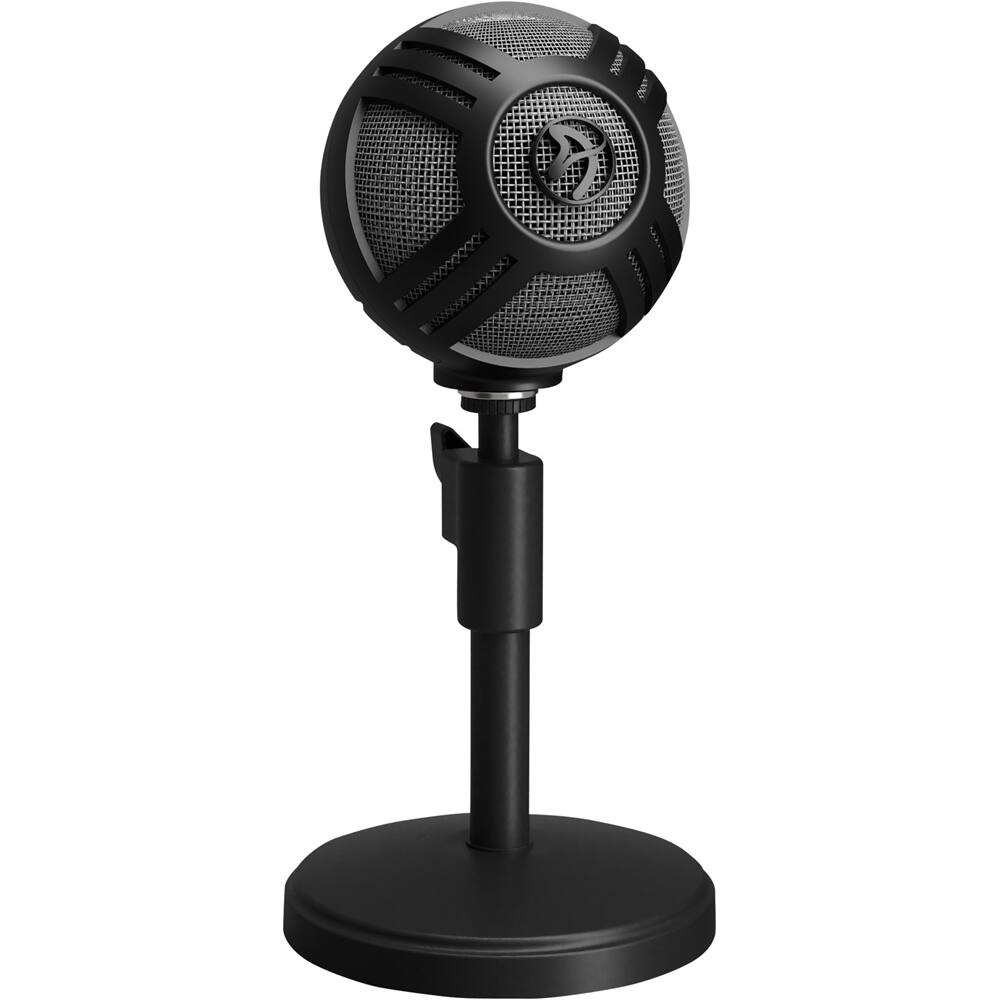 Left. Arozzi - Sfera Gaming/Streaming/Office Microphone - Black.