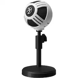 Arozzi - Sfera Gaming/Streaming/Office Microphone - White