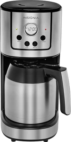 Insignia™ - 10-Cup Coffee Maker - Stainless Steel