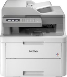 Brother - MFC-L3710CW Wireless Color All-In-One Laser Printer - White - Front_Zoom