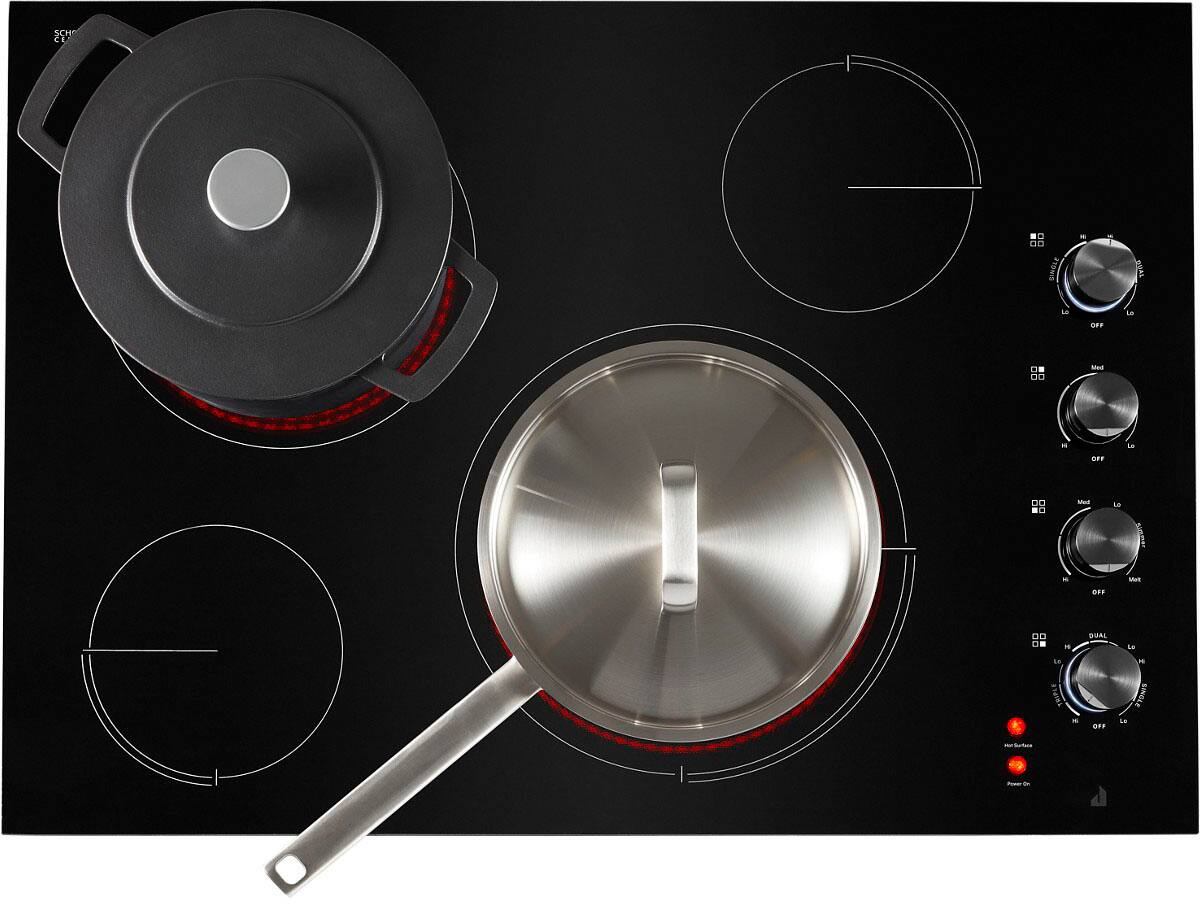 Alt View 12. JennAir - 30" Electric Cooktop - Black.