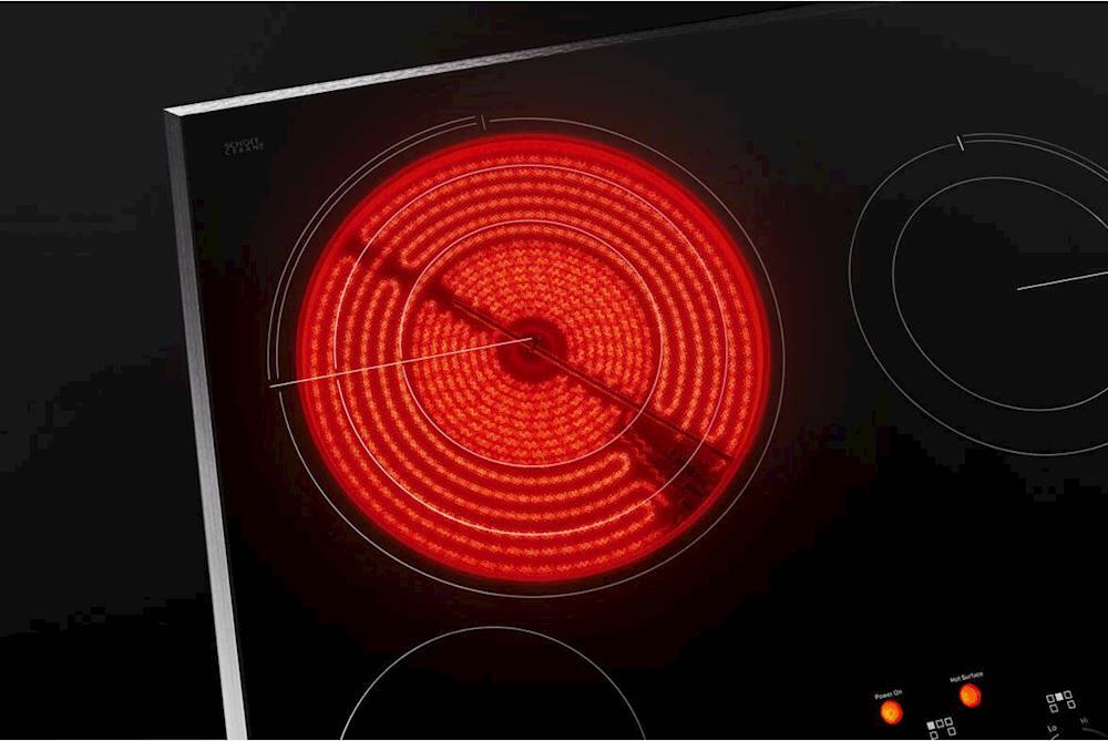 Alt View 16. JennAir - 30" Electric Cooktop - Black.