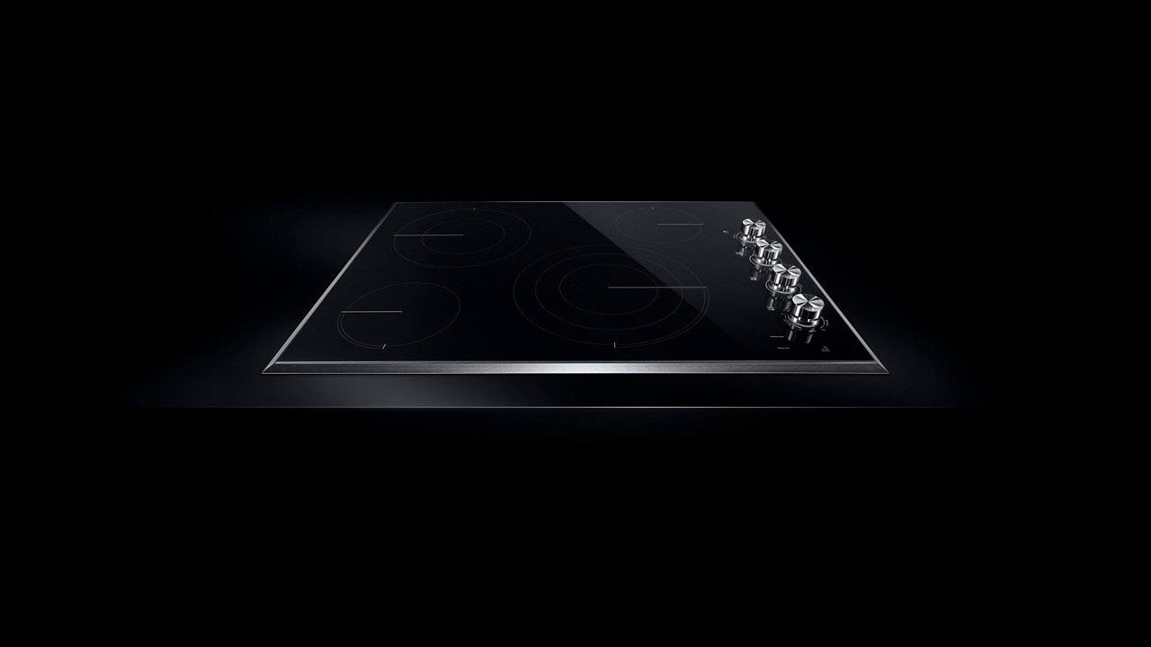 Alt View 13. JennAir - 30" Electric Cooktop - Black.