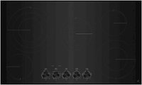 JennAir - 36" Electric Cooktop - Black - Front_Zoom
