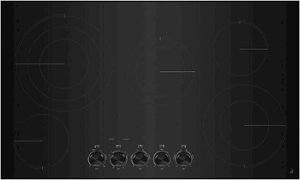 JennAir - 36" Electric Cooktop - Black - Front_Zoom