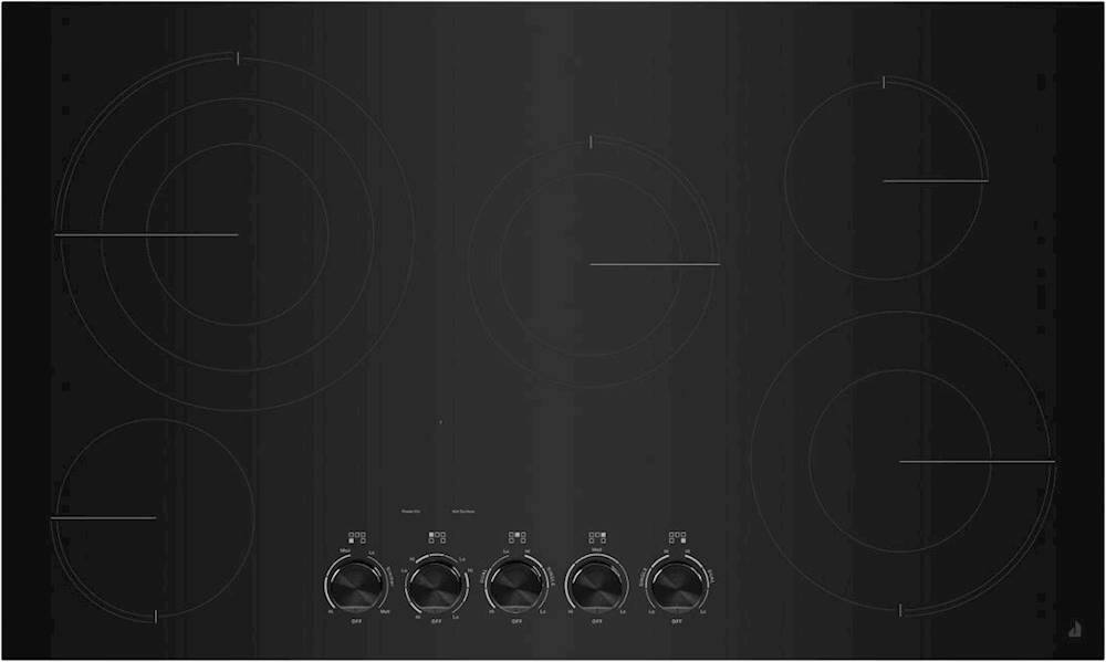 JennAir - 36" Electric Cooktop - Black
