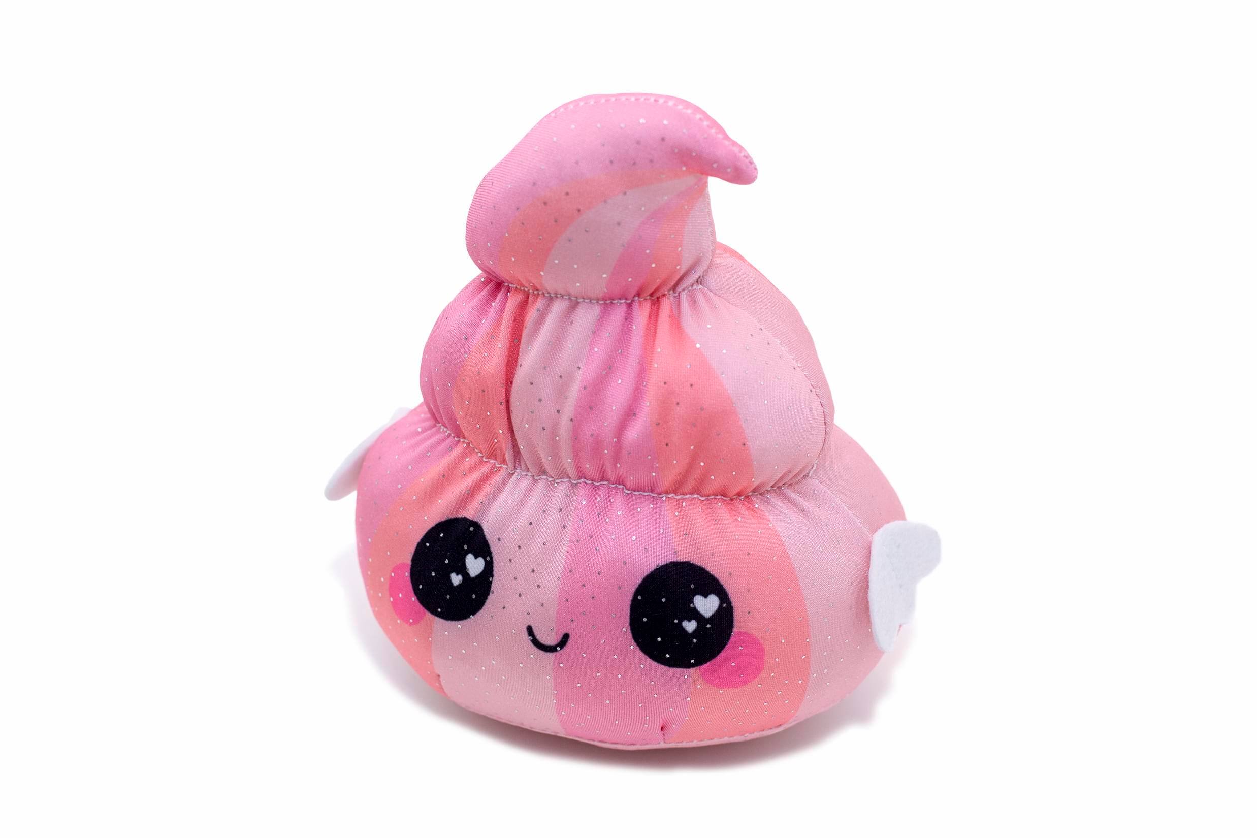 Alt View 10. Seven20 - Glitter Galaxy 6-Inch Pink Poop Collectible Plush - Pink.