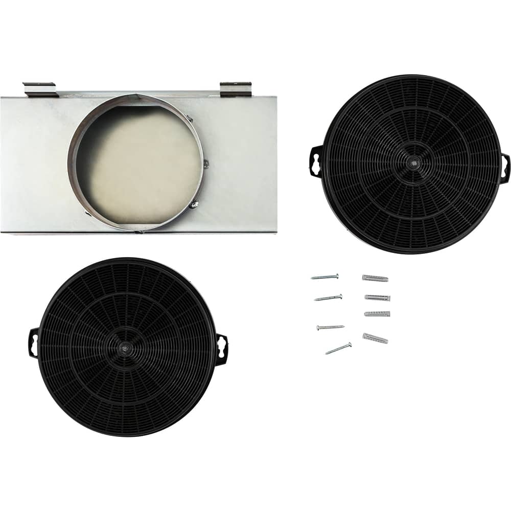 Front. Fisher & Paykel - Recirculating Kit for Fisher & Paykel HC24DTXB2 and HC36DTXB2 Hoods - Stainless Steel.