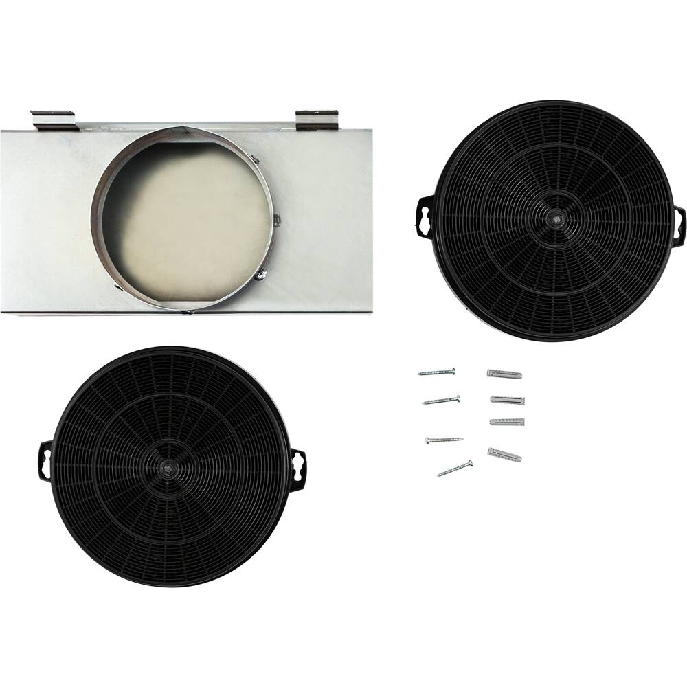 Front. Fisher & Paykel - Recirculating Kit for Fisher & Paykel HC24DTXB2 and HC36DTXB2 Hoods - Stainless Steel.