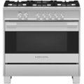 Fisher & Paykel - 4.9 Cu. Ft. Freestanding Gas Convection Range - Brushed Stainless Steel