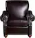 Alt View Standard 3. Opulence Home - Fitzgerald Leather Chair - Antique Burgundy.