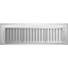 Fisher & Paykel - 35 inches - Externally Vented - Range Hood Insert - Stainless Steel/Aluminum