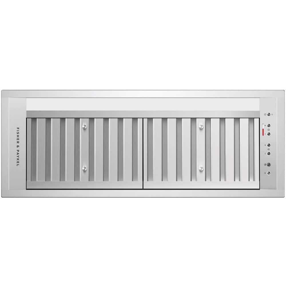 Front. Fisher & Paykel - 29" Externally Vented Range Hood - Stainless Steel/Aluminum.