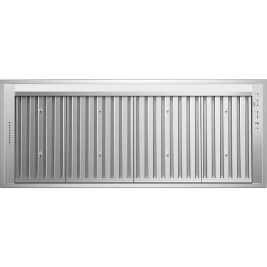 Front Zoom. Fisher & Paykel - 47" Externally Vented Range Hood - Stainless Steel/Aluminum.