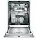 Alt View 11. Thermador - 24" Top Control Built-In Stainless Steel Tub Dishwasher - Custom Panel Ready.