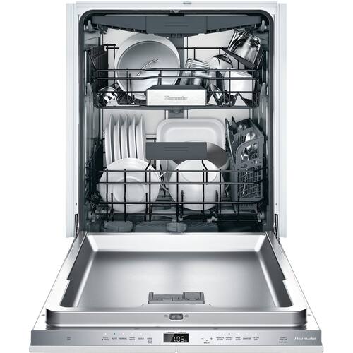 Thermador - 24" Top Control Built-In Dishwasher with Stainless Steel Tub