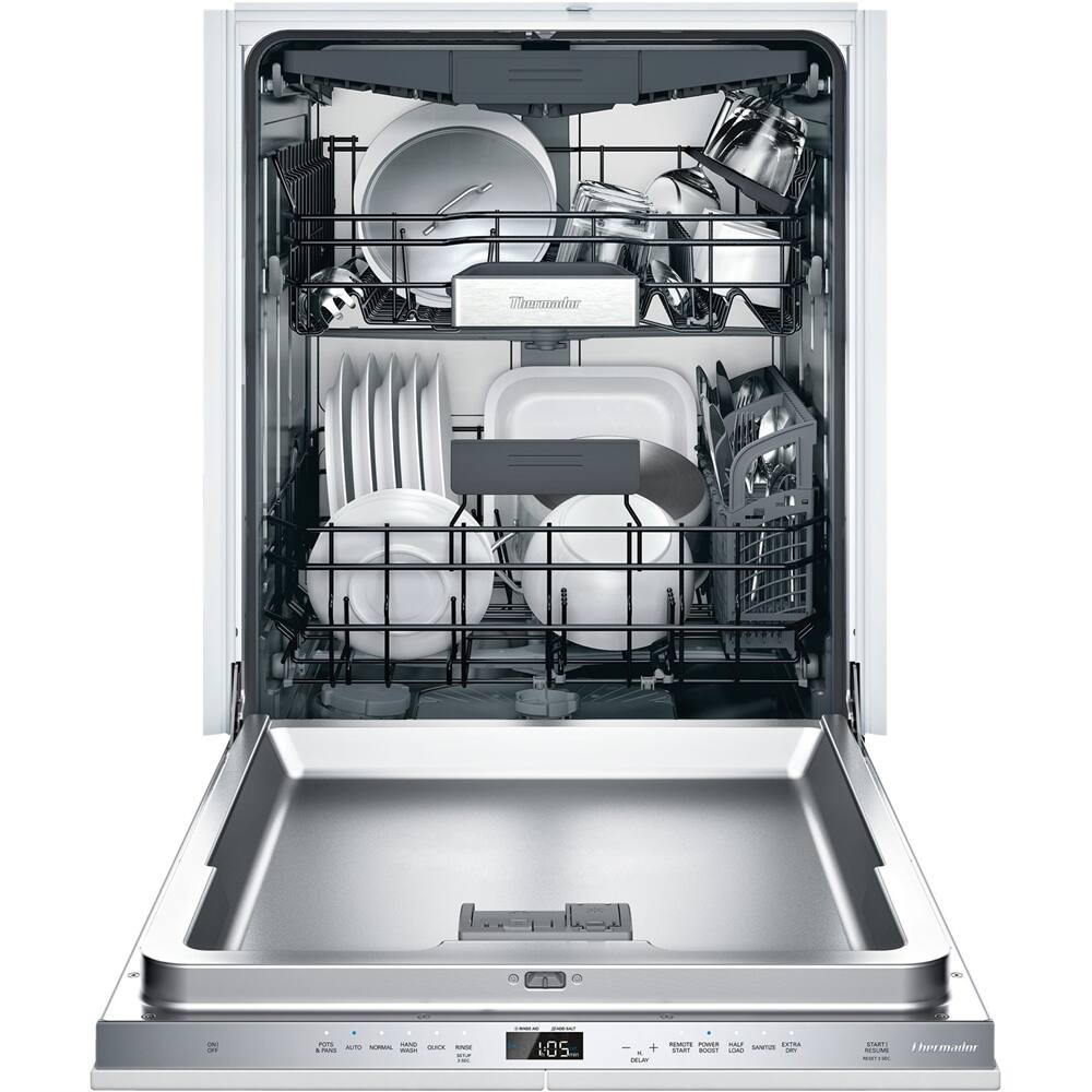 Thermador 24 Top Control Built In Dishwasher With Stainless Steel