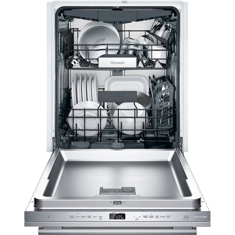 Best Buy Thermador 24" Top Control BuiltIn Dishwasher with Stainless