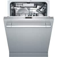 Thermador - 24" Top Control Built-In Dishwasher with Stainless Steel Tub - Stainless Steel - Front_Zoom