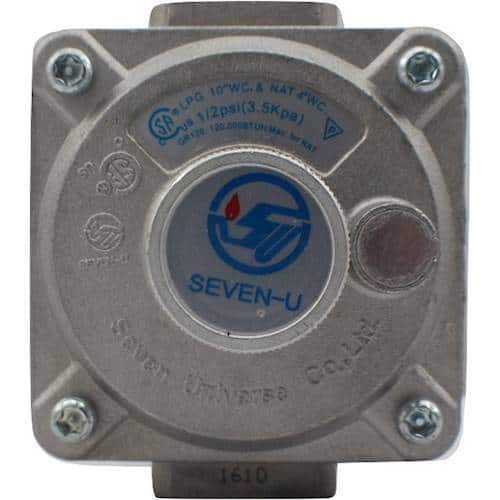 Coyote - Regulator for Liquid Propane Gas Grills - Silver - Front_Zoom