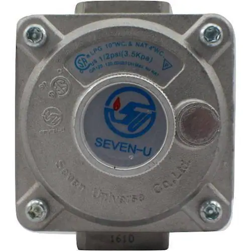 Coyote - Regulator for Liquid Propane Gas Grills - Silver