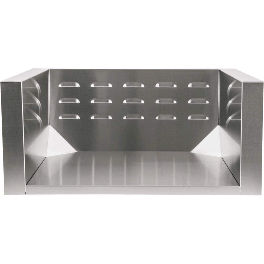 Angle. Coyote - Insulated Jacket for Coyote C1PB Power Burner - Stainless steel.