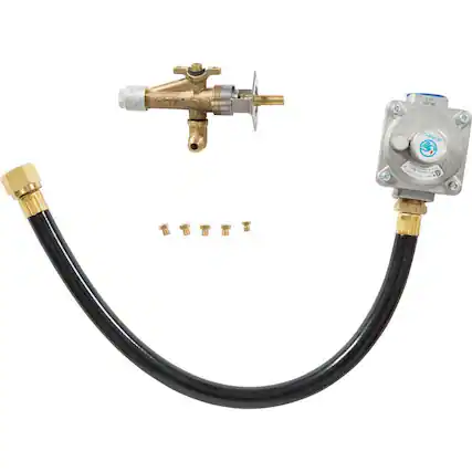 Front. Coyote - Liquid Propane to Natural Gas Conversion Kit - black.