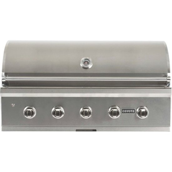 Angle. Coyote - C-Series 42" Built-In Gas Grill - Stainless Steel.