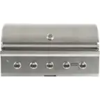 Angle. Coyote - C-Series 42" Built-In Gas Grill - Stainless Steel.