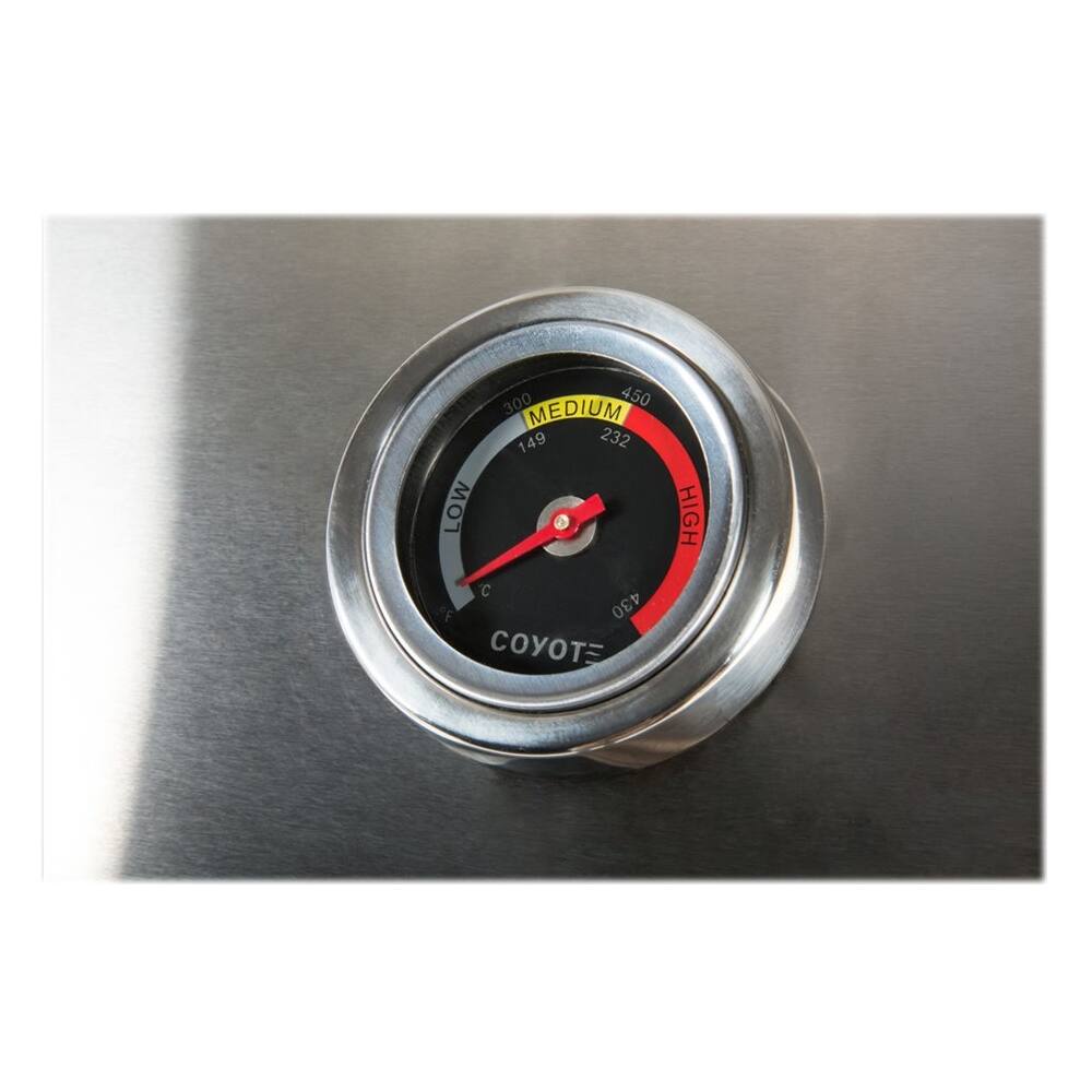 Alt View 11. Coyote - C-Series 42" Built-In Gas Grill - Stainless Steel.