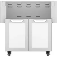 Hestan - Double-Door Tower Cart for 30" Gas Grills - White - Angle_Zoom