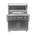 Angle. Coyote - S-Series 42" Built-In Gas Grill - Stainless Steel.