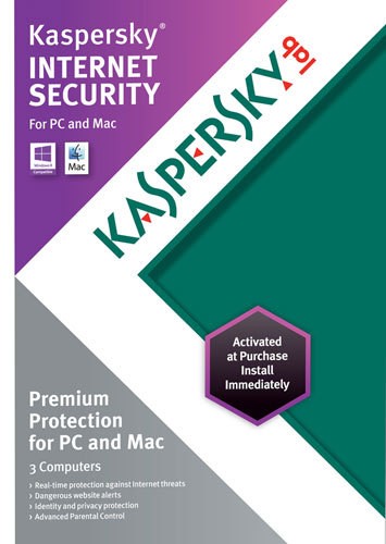  Kaspersky Internet Security 2013 (3-Device) (1-Year Subscription) - Mac/Windows