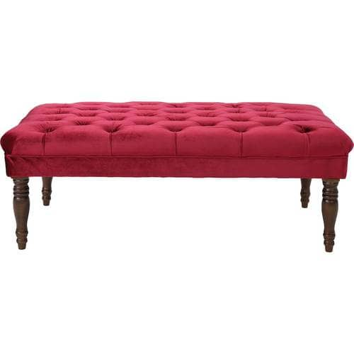 Noble House - Wadena Upholstered Bench - Wine