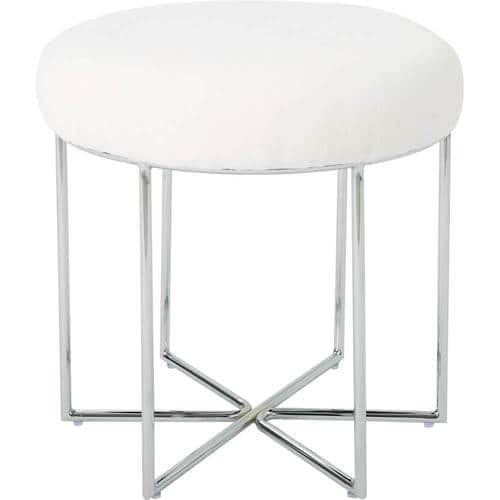 Noble House - Radcliff Upholstered Ottoman - White