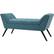 Left. Noble House - Rockford Upholstered Bench - Dark Teal.